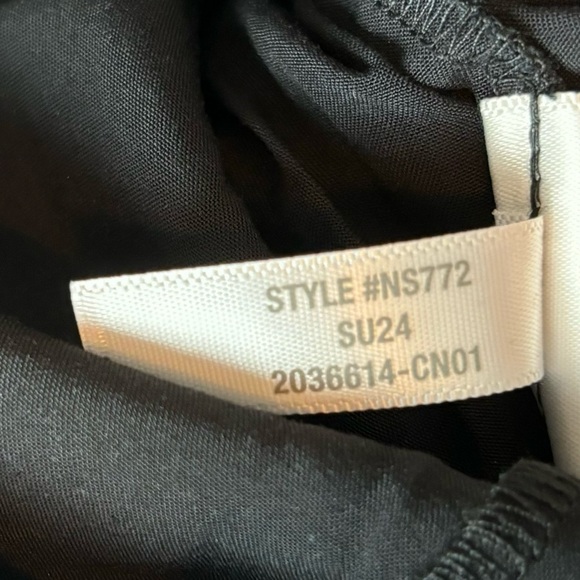 NEW Madewell Eyelet V-Neck Maxi Dress 12 Black V-Neck Cottagecore Lined 0908 - Picture 7 of 9